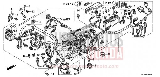 WIRE HARNESS VFR1200XDC de 2012